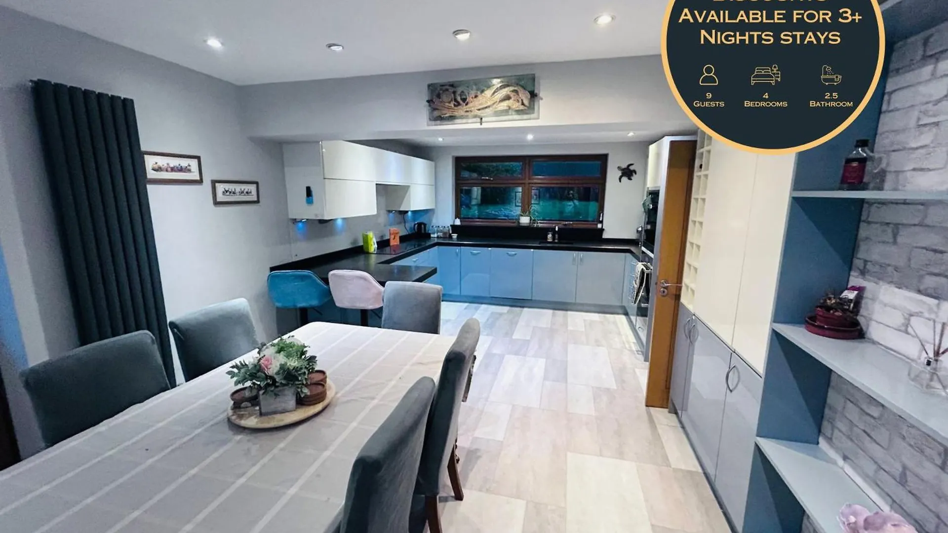 Carden Hill House - 4 Bedrooms - Sleeps 9 - Free Parking - Games Room - Ideal For Contractors, Families And Large Groups location